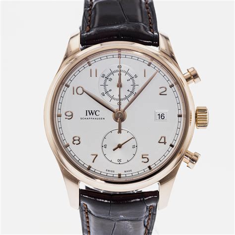 used iwc portuguese chronograph